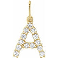 Accented Initial Necklace