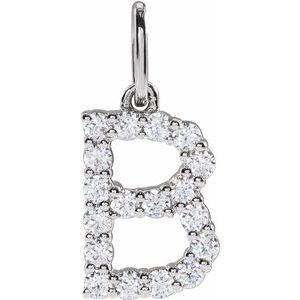 Accented Initial Necklace