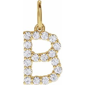 Accented Initial Necklace
