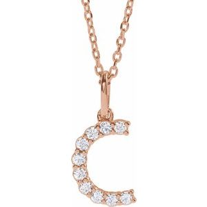 Accented Initial Necklace