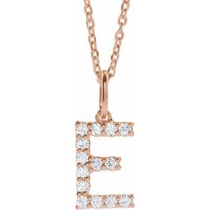 Accented Initial Necklace