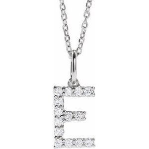 Accented Initial Necklace