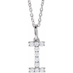 Accented Initial Necklace
