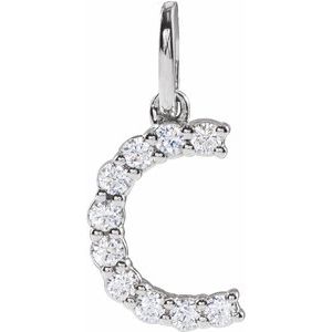 Accented Initial Necklace