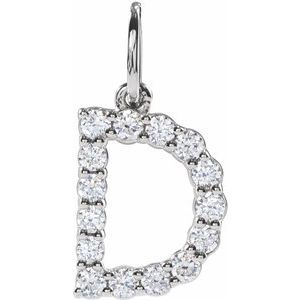 Accented Initial Necklace