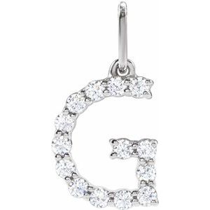 Accented Initial Necklace