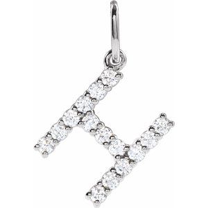 Accented Initial Necklace