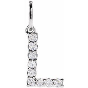 Accented Initial Necklace