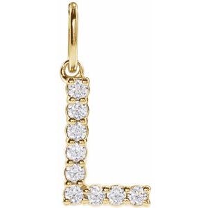 Accented Initial Necklace