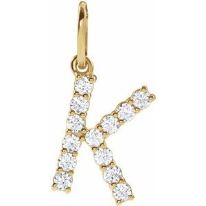Accented Initial Necklace