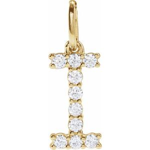 Accented Initial Necklace