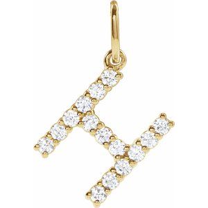 Accented Initial Necklace