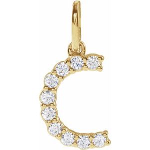 Accented Initial Necklace