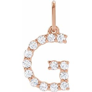 Accented Initial Necklace