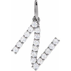 Accented Initial Necklace