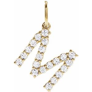 Accented Initial Necklace
