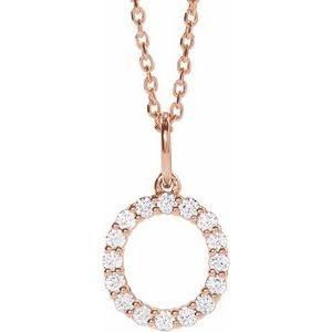 Accented Initial Necklace