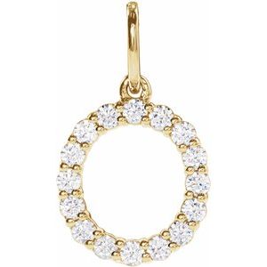 Accented Initial Necklace