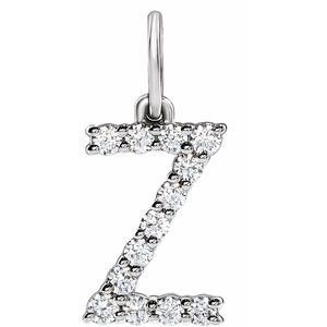 Accented Initial Necklace