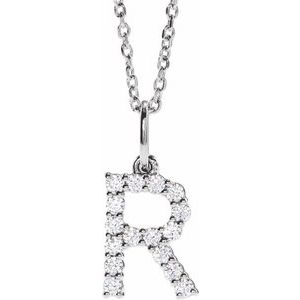 Accented Initial Necklace