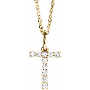 Accented Initial Necklace