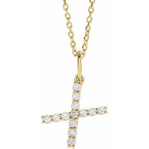 Accented Initial Necklace