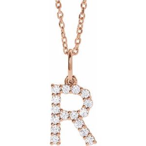 Accented Initial Necklace