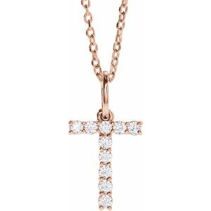 Accented Initial Necklace