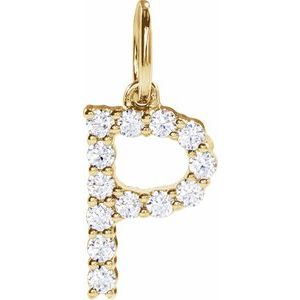 Accented Initial Necklace