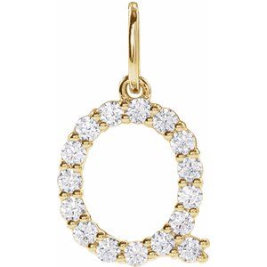 Accented Initial Necklace