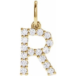 Accented Initial Necklace