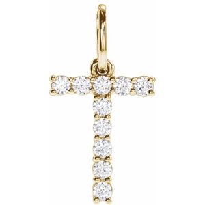 Accented Initial Necklace