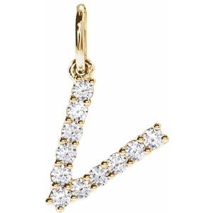 Accented Initial Necklace