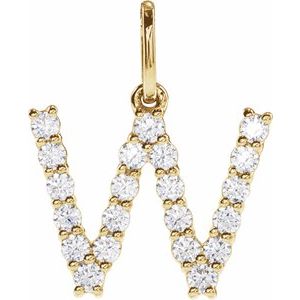 Accented Initial Necklace