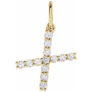 Accented Initial Necklace