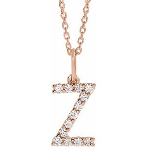 Accented Initial Necklace