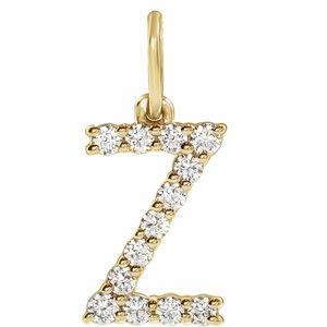 Accented Initial Necklace