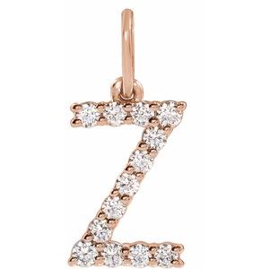 Accented Initial Necklace