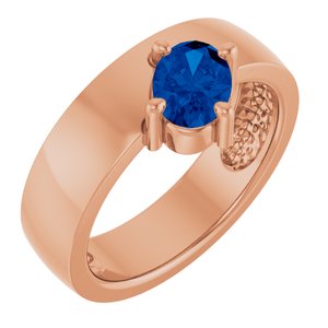 Asymmetric Solitaire Ring