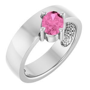 Asymmetric Solitaire Ring
