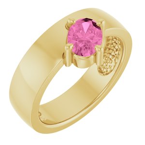 Asymmetric Solitaire Ring