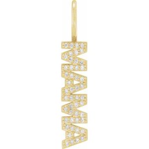 Accented Mama Charm/Pendant