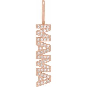 Accented Mama Charm/Pendant
