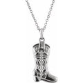 Cowboy Boot Necklace or Pendant
