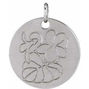 Birth Flower Necklace or Pendant