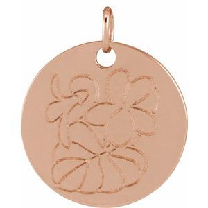 Birth Flower Necklace or Pendant