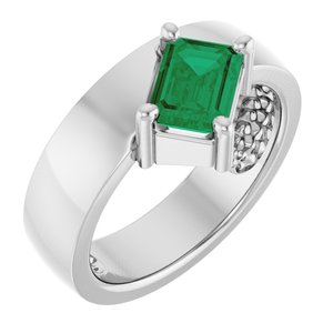 Asymmetric Solitaire Ring