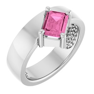 Asymmetric Solitaire Ring