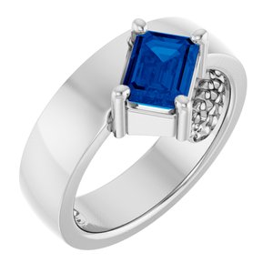 Asymmetric Solitaire Ring