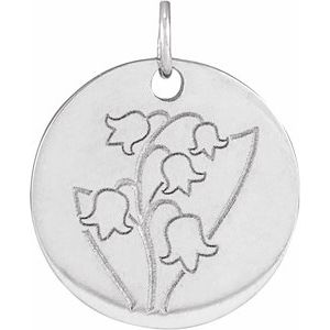 Birth Flower Necklace or Pendant
